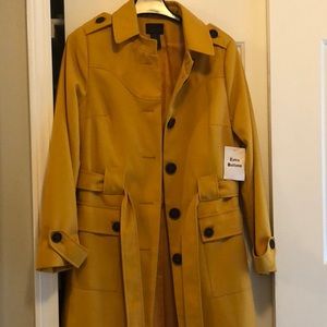 Via mustard yellow coat